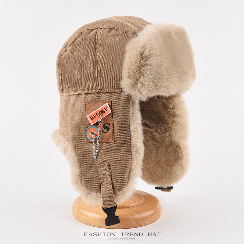Trapper Hat Ear Flap - Мужская и женская зимняя теплая шапка-ушанка