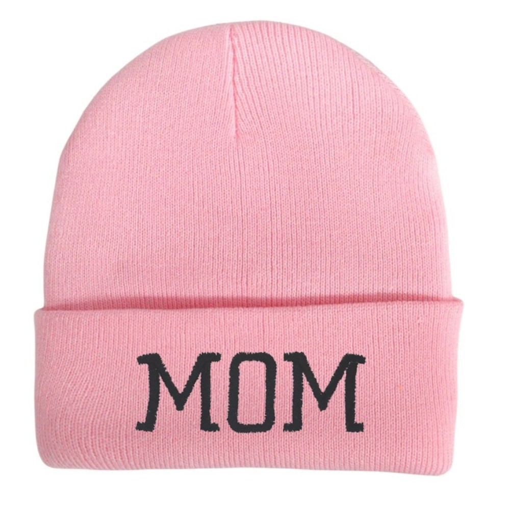 Beanie Cuffed Knit - Парные шапки-бини для родителей: мягкие вязаные