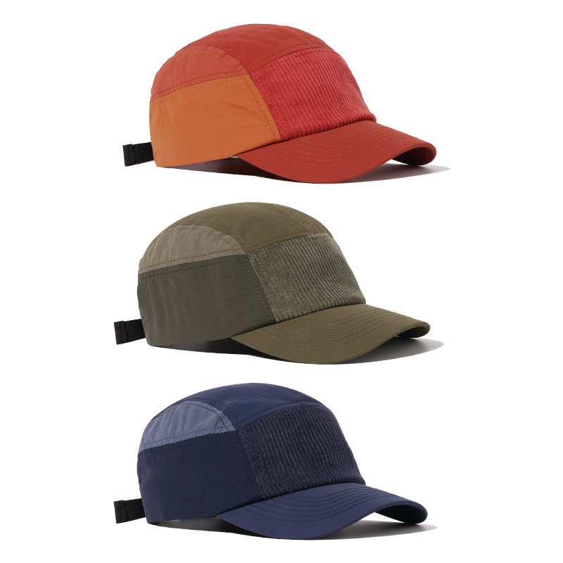 Corduroy Cap 5 Panel - Легкая 5-панельная бейсболка унисекс, шляпа дальнобойщика