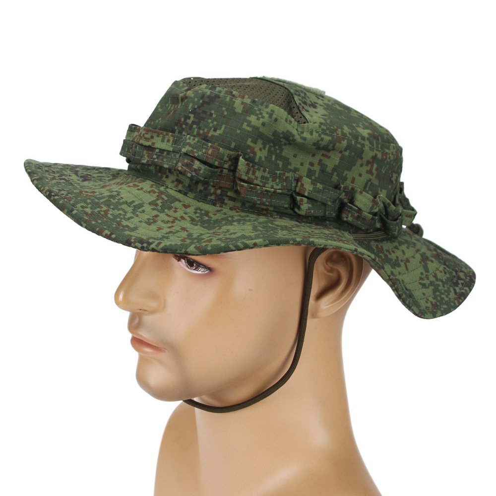 Boonie Hat Tactical - Тактическая кепка-буни 2.0 с сеткой, камуфляжная,
