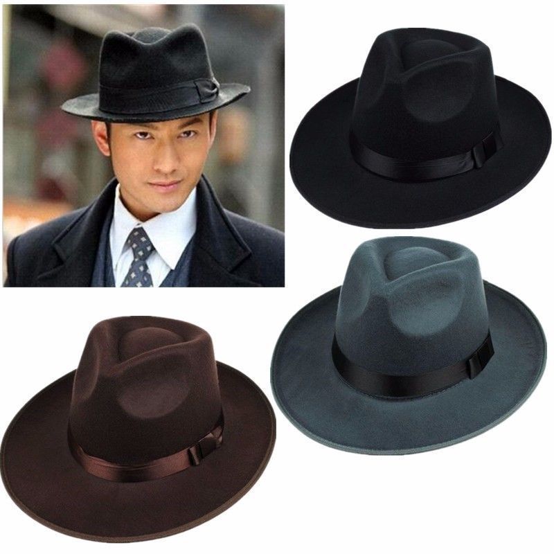 Fedora Hat Wool - Новое поступление, унисекс, фетровые ковбойские шляпы
