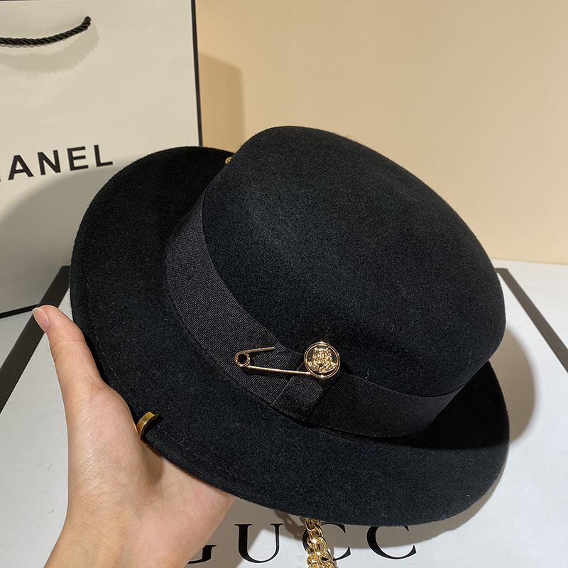 Новинка, зимние женские шапки  – обзор и цена Fedora Hat Wool