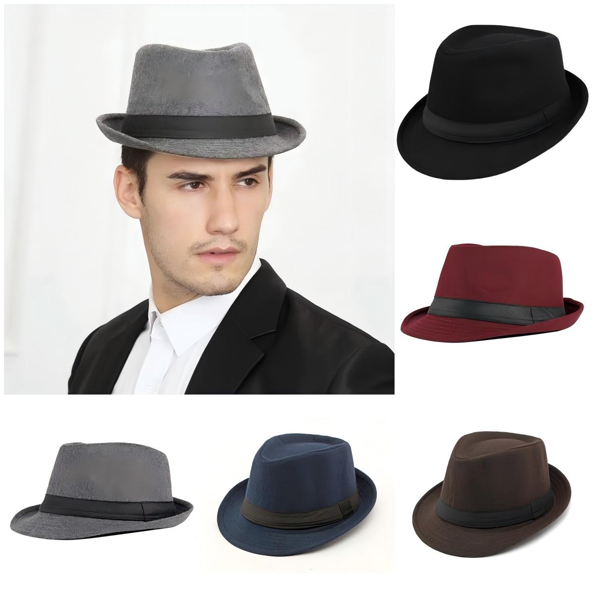 Мужская шапка, новая осенне-зи – обзор и цена Fedora Hat Wool