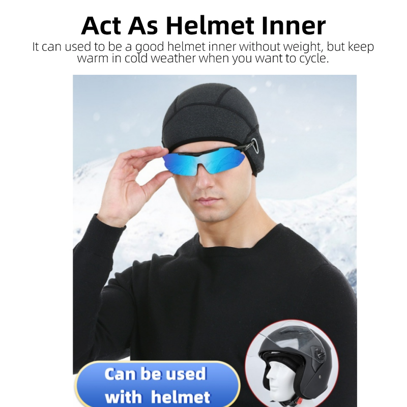 Зимняя теплая кепка для езды н – обзор и цена Skull Cap Helmet Liner