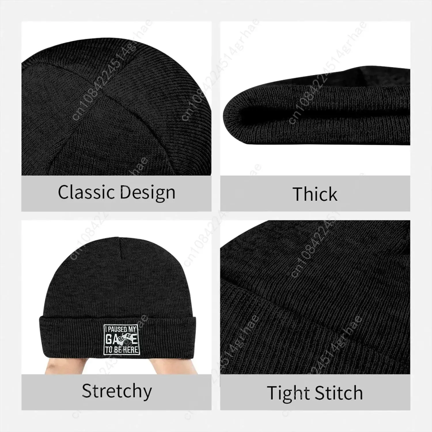 Шапка-бини с вышивкой в виде р – обзор и цена Beanie Cuffed Knit