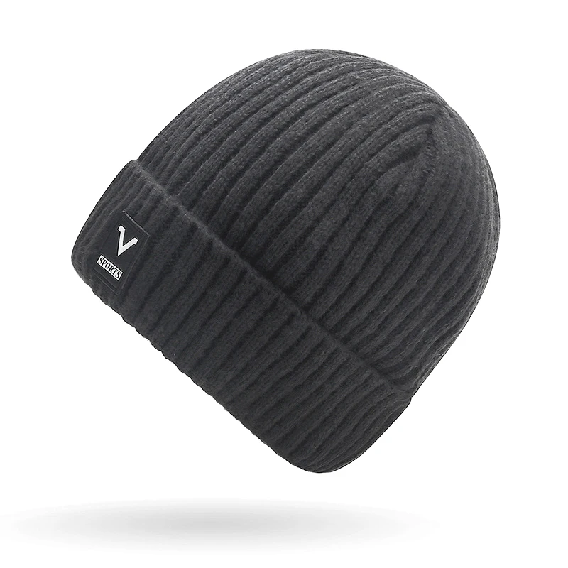 Мужская шапка с напуском, вяза – обзор и цена Beanie Cuffed Knit